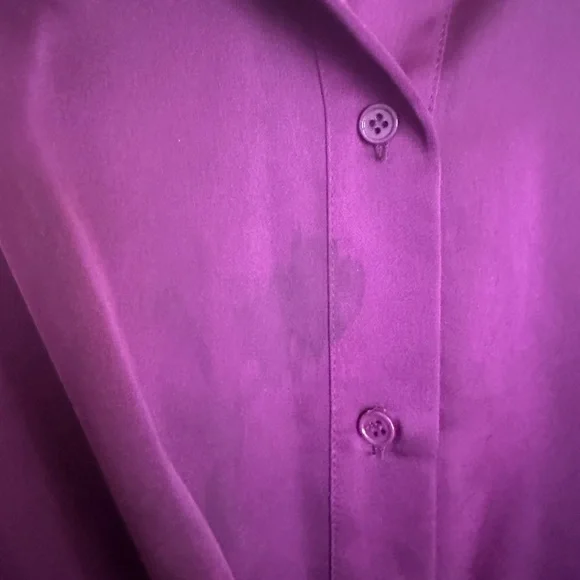 Eloquii Vibrant Purple Wrap Shirtdress - Picture 5 of 5